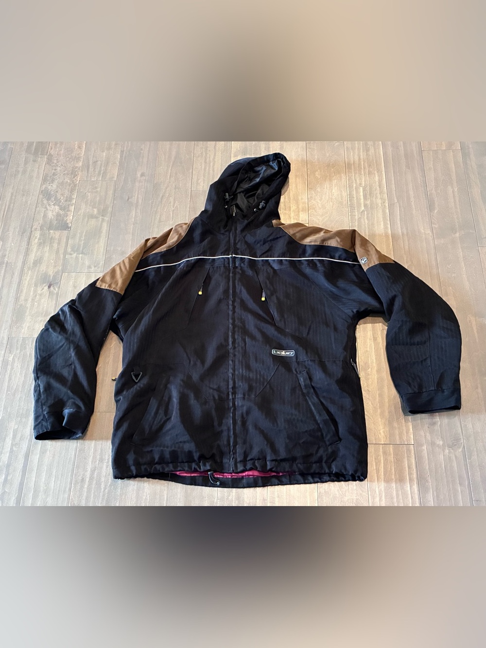 Liquid Boardwear FREERIDER 2500 MM Snow Boarding Ski Jacket W/Hood Size XXL